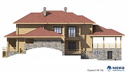 Фасады: Дом из клееного бруса по проекту M142  | СК Мера