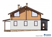 Фасады: Небольшой комбинированный дом по проекту М400  | СК Мера