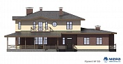 Фасады: Дом из кирпича по проекту M155 