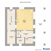 Планировки: Дом из кирпича по проекту М301 