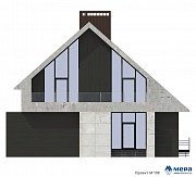Фасады: Дом из кирпича по проекту M198  | СК Мера