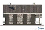 Фасады: Дом в стиле современного шале по проекту М373  | СК Мера