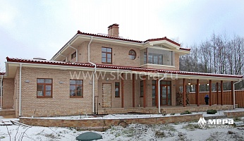 Фасады: Кирпичный коттедж в Кирполье №3