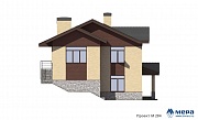 Фасады: Дом из кирпича по проекту M284 
