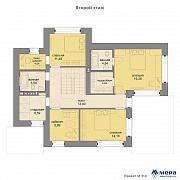 Планировки: Дом из крупноформатного кирпича по проекту М314  | СК Мера