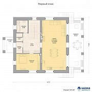 Планировки: Дом из кирпича по проекту М301  | СК Мера