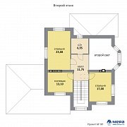 Планировки: Дом из кирпича по проекту M181  | СК Мера