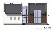 Фасады: Дом из кирпича по проекту M239 