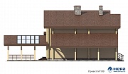 Фасады: Дом из клееного бруса по проекту M109  | СК Мера