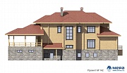 Фасады: Дом из клееного бруса по проекту M142  | СК Мера