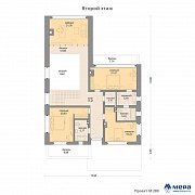 Планировки: Дом из кирпича по проекту M280  | СК Мера