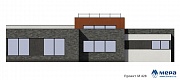Фасады: Современный одноэтажный коттедж по проекту М428 