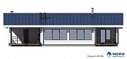 Фасады: Одноэтажный дом из клееного бруса по проекту M396  | СК Мера