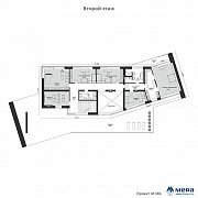 Планировки: Дом в современном стиле по проекту М386  | СК Мера