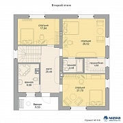 Планировки: Дом из газобетона по проекту M318  | СК Мера
