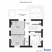 Планировки: Дом с обсерваторией по проекту М423  | СК Мера