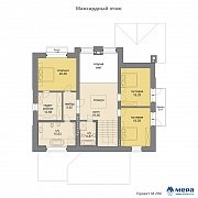 Планировки: Дом из кирпича по проекту M290  | СК Мера