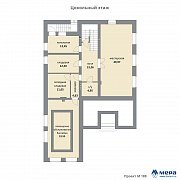 Планировки: Дом из кирпича по проекту M188  | СК Мера