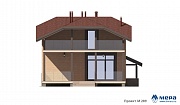 Фасады: Проект дома из газобетона M289  | СК Мера