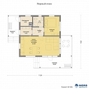 Планировки: Каркасный дом по проекту M306  | СК Мера