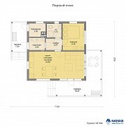 Планировки: Каркасный дом по проекту M306 