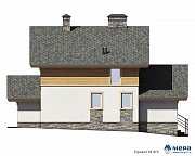 Фасады: Компактный дом из газобетона по проекту М415  | СК Мера