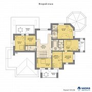 Планировки: Дом из кирпича по проекту M236  | СК Мера