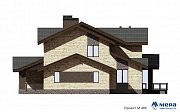 Фасады: Дом из крупноформатного кирпича по проекту М409  | СК Мера