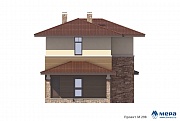 Фасады: Дом из крупноформатного кирпича по проекту М298 